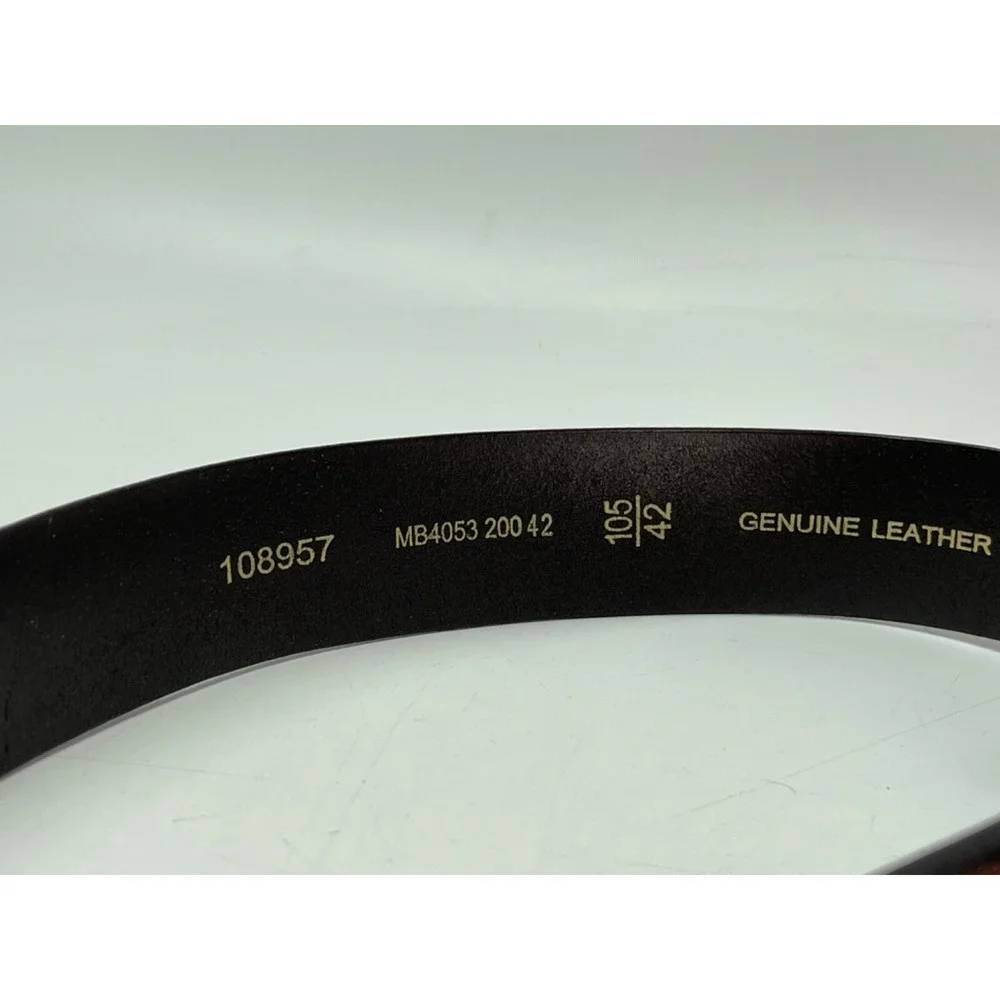 Fossil Belt Men's Brown Distressed Leather MB4053 200 Sz 42